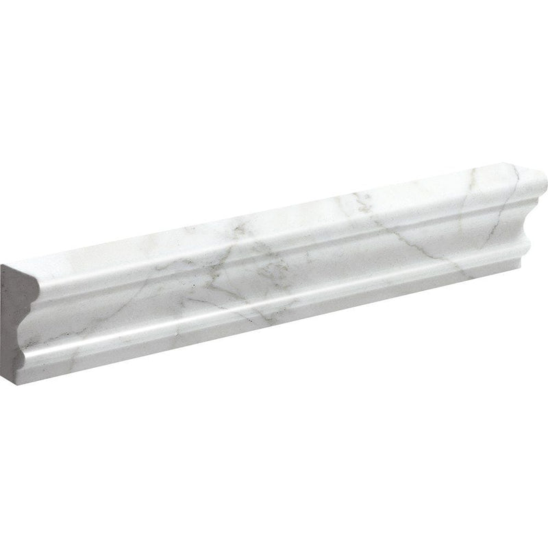 Calacatta Gold Polished Andorra Marble Moldings 2x12 Marble Polished 2x12 Moldings