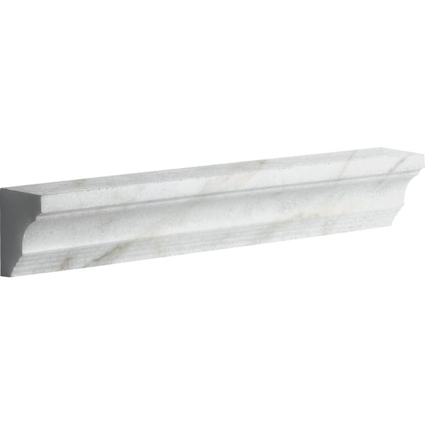 Calacatta Gold Polished Cornice Marble Moldings 2x12
