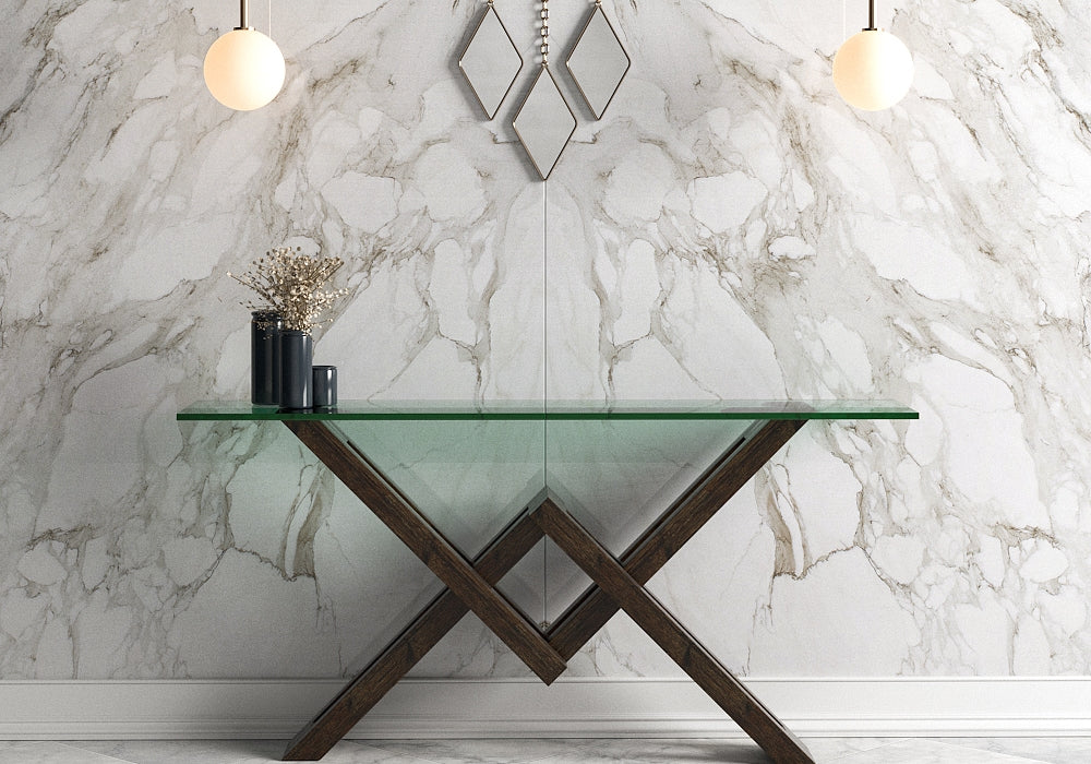 Calacatta Macchia Oro Polished Marble Slab Random room scene