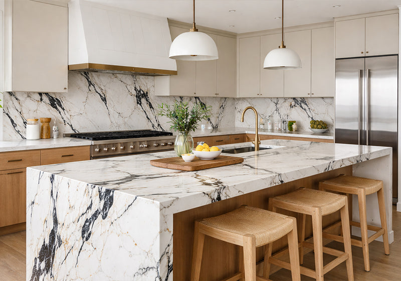 Calacatta Paonazzo Polished Marble Slab Random 3/4 room scene 2