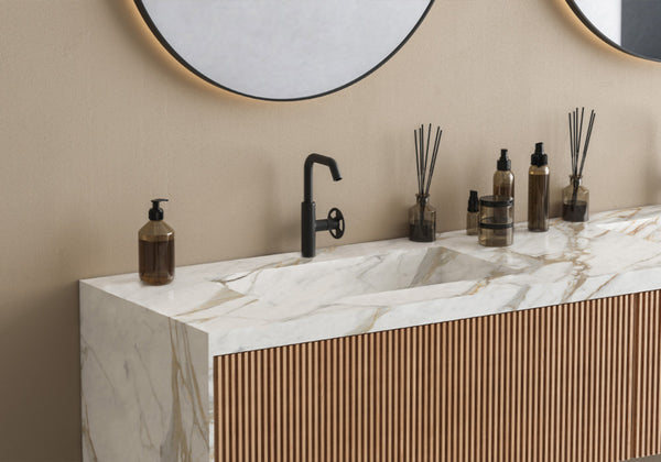 Calacatta Roma Sintered Stone Slab Matte Finish Random