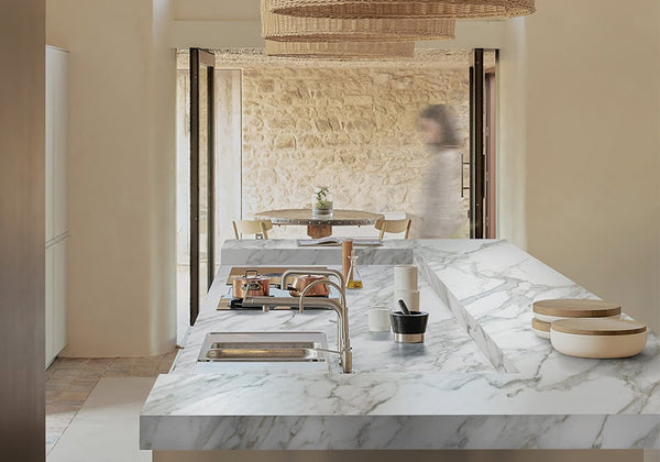 Calacatta Royale Sintered Stone Slab Polished Finish Random C01R