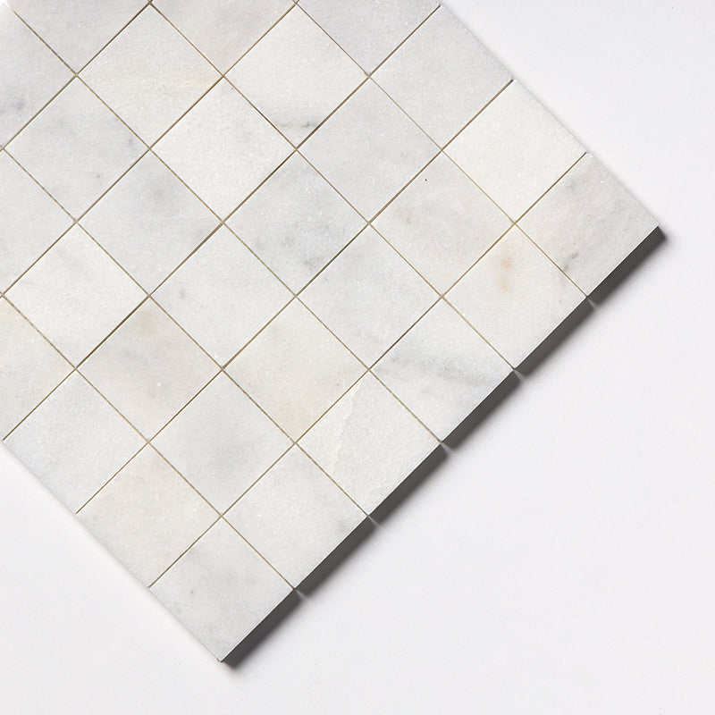 Calacatta T Honed 2x2 Marble Mosaics 12x12 Marble Honed 12x12 Mosaics — 3