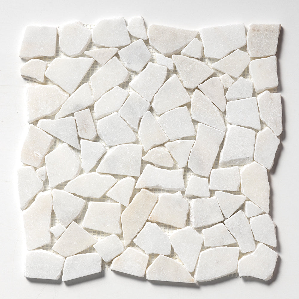 Calacatta T Multi Finish Palladian Marble Mosaics 12x12 Marble Multi Finish 12x12 Mosaics