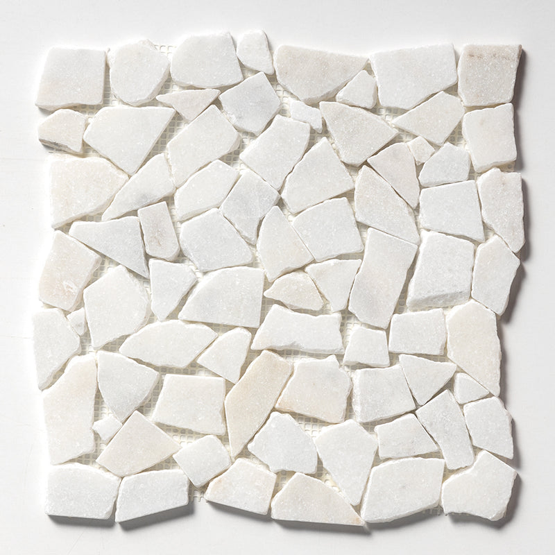 Calacatta T Multi Finish Palladian Marble Mosaics 12x12 Marble Multi Finish 12x12 Mosaics