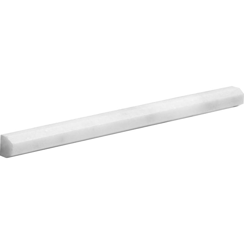 Calacatta T Polished Pencil Liner Marble Moldings 1/2x12 Marble Polished 2x12 Moldings