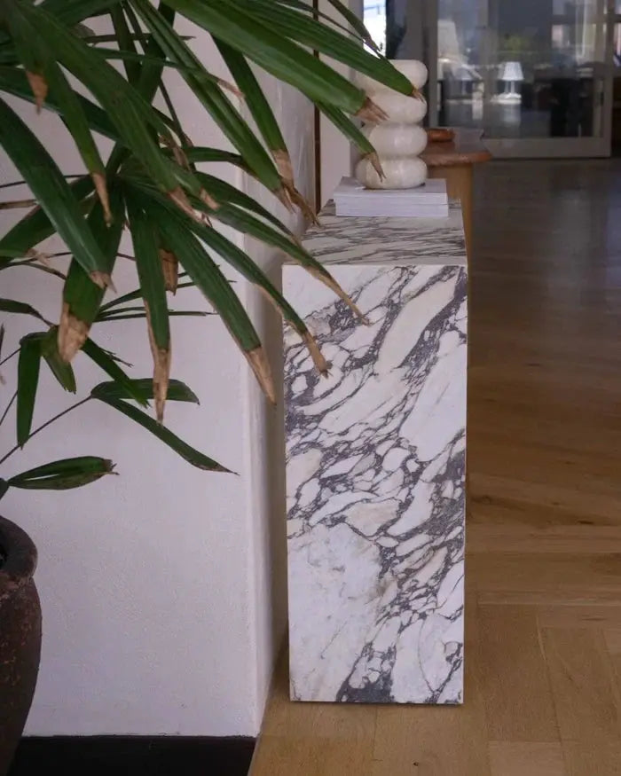Calacatta Viola Marble Rectangular Console - Polished 12x40x30 by GobekDesign