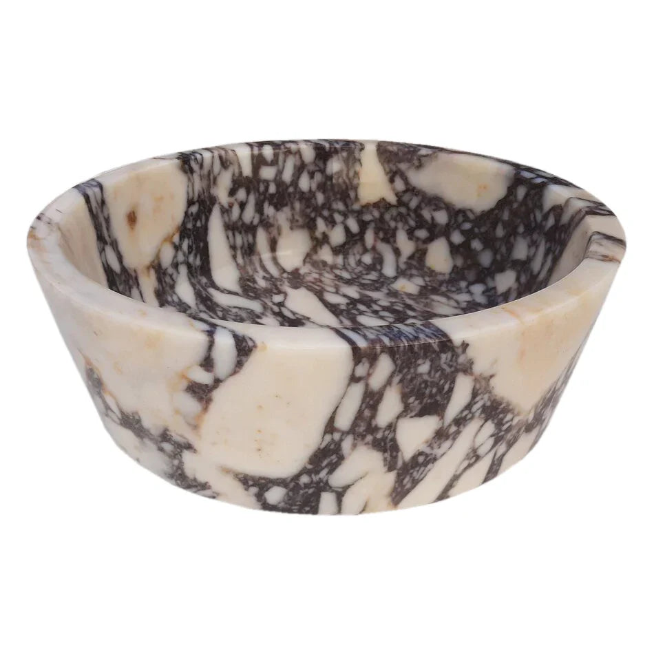 Calacatta Viola Marble Tapered Above Vanity Bathroom Sink Honed/Matte (D)16" (H)6" by GobekDesign