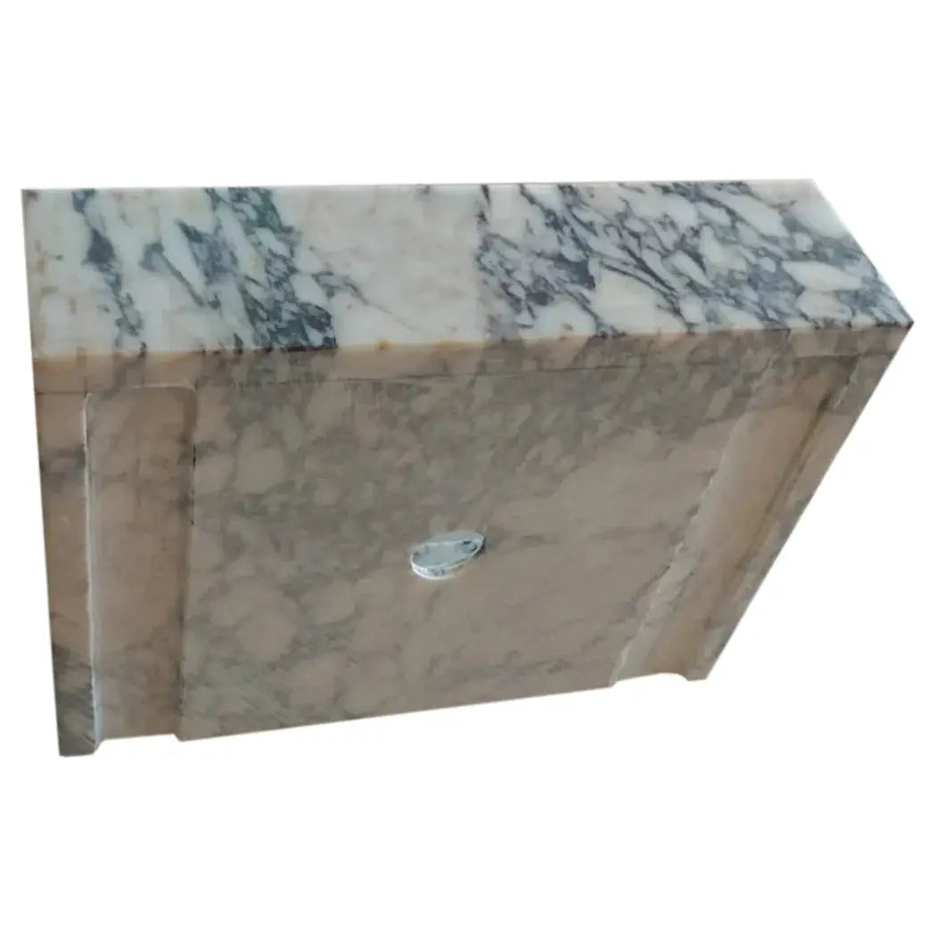 Calacatta Viola Marble Wall-mount Bathroom Sink 14x18 - Honed by GobekDesign
