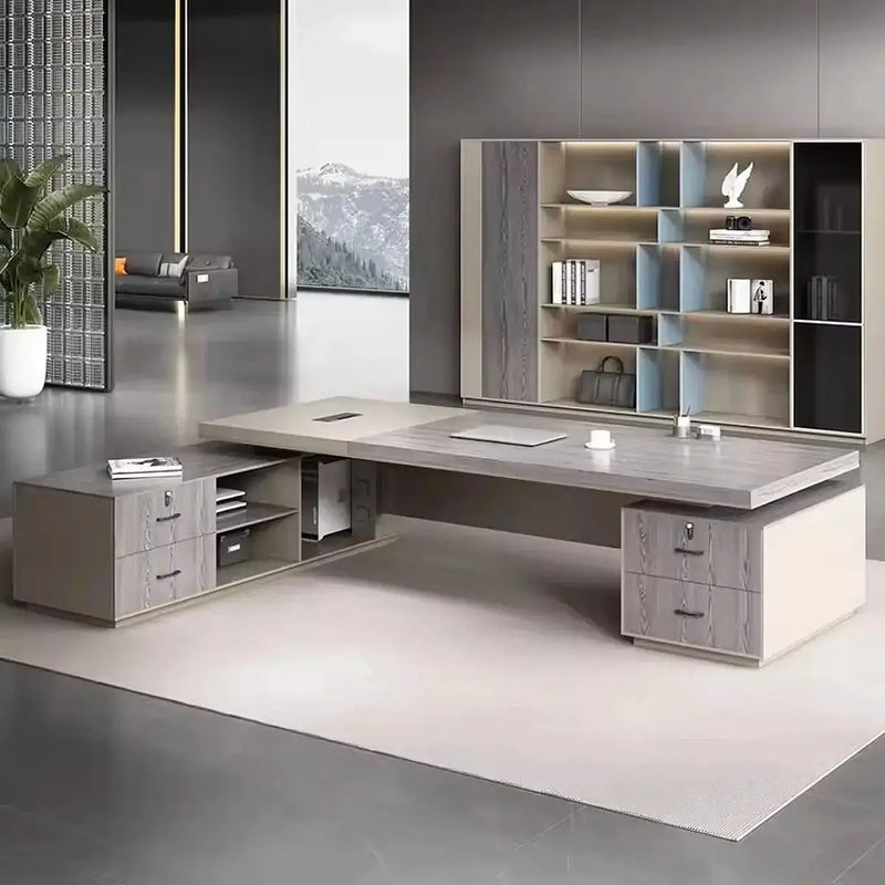 Calista · Modern L-Shaped Executive Desk by Arc Grove