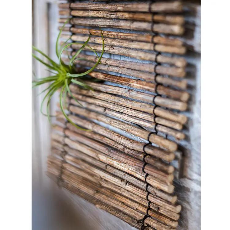 Calligraphy Brush Holder Rollup Wood Shades Rollup by RusticReach