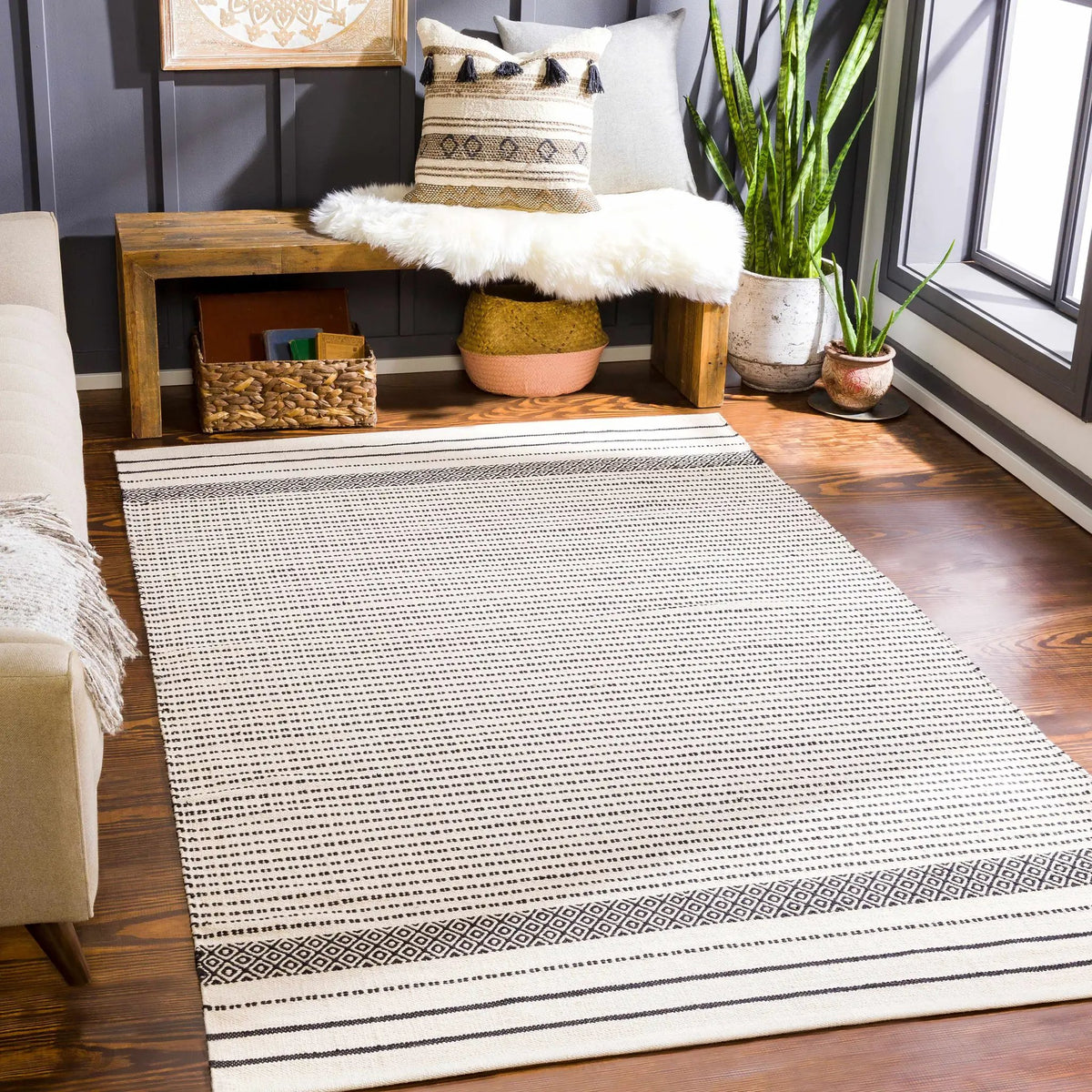 Calumpang Area Carpet - Clearance, installed in a room