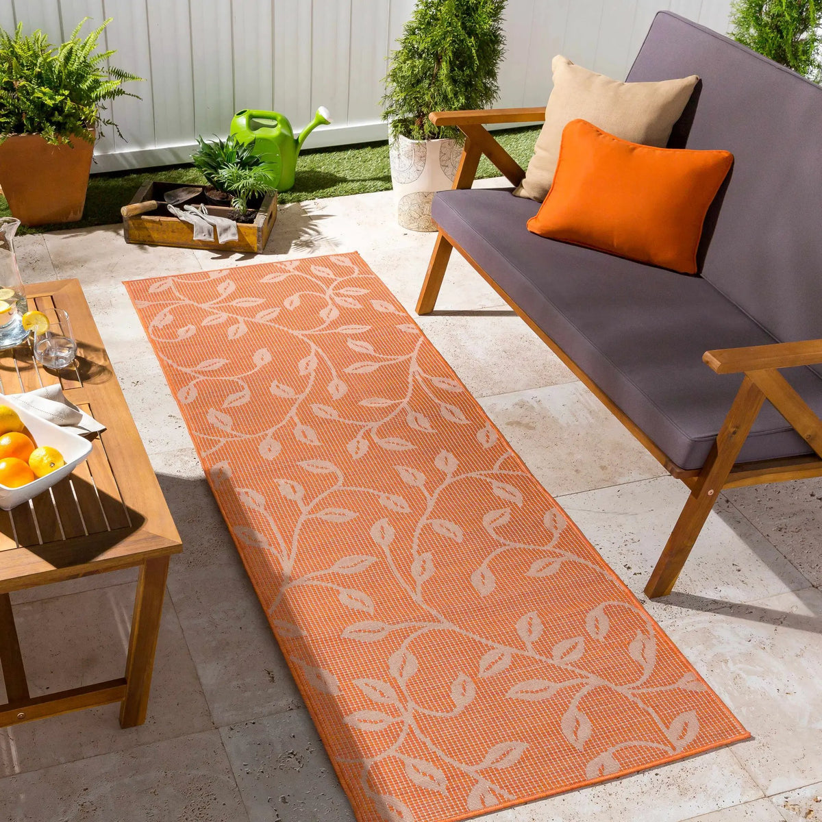 Calwell Flatweave Outdoor Area Carpet - Clearance, installed in a room 2