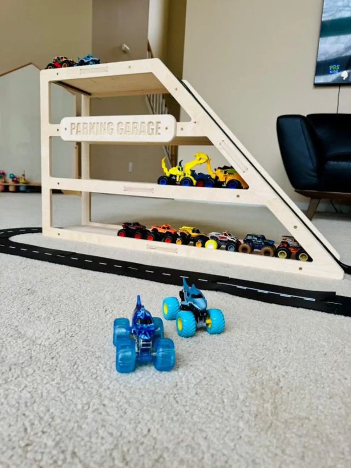 CAMDEN- Toy Car Storage + Ramp, photo 3 of 9
