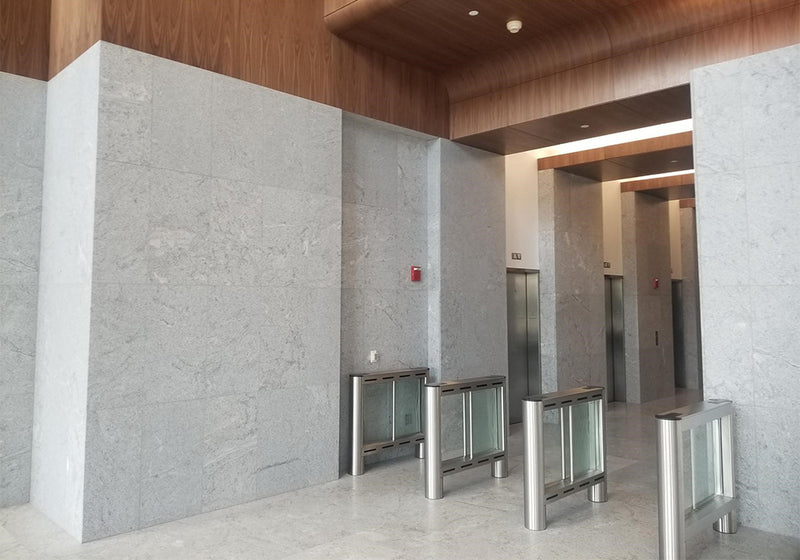 Camellia White Polished Granite Slab Random room scene