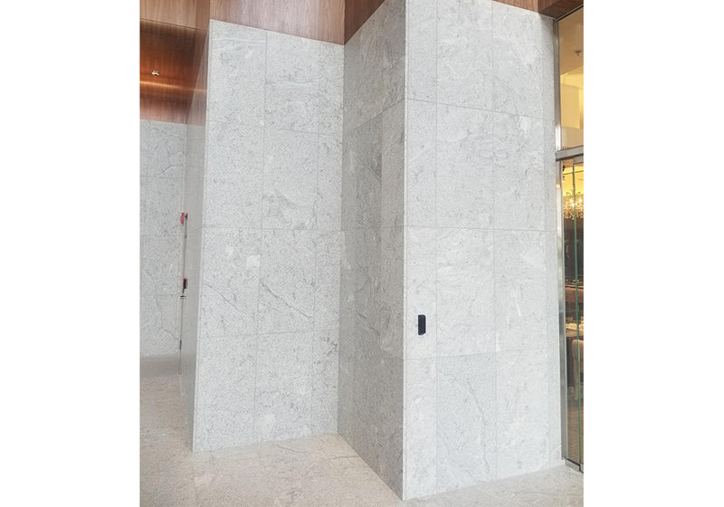 Camellia White Polished Granite Slab Random room scene 3