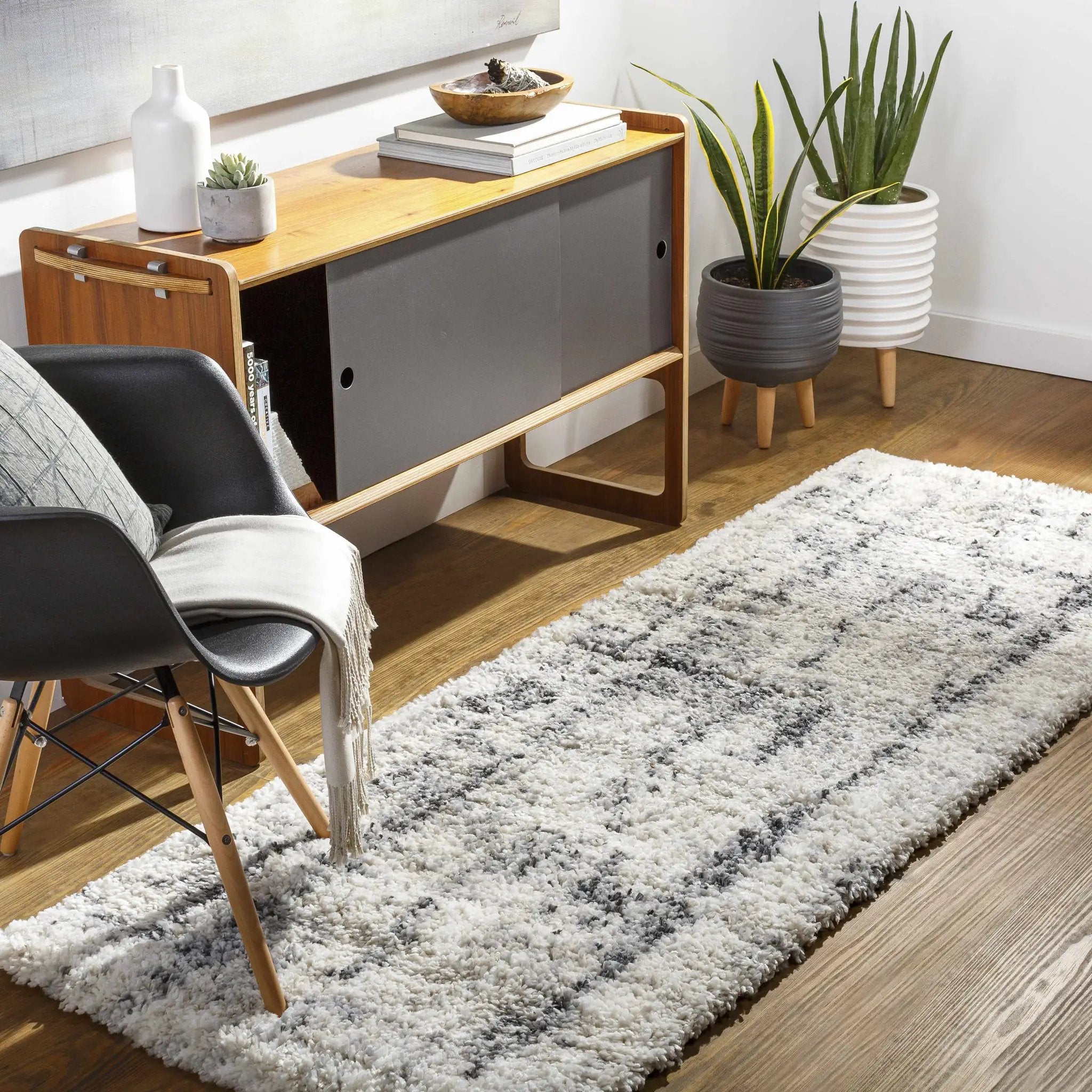 Campion Plush Cream Rug by Boutique Rugs