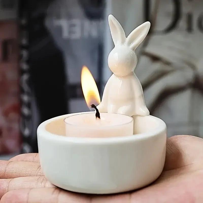 Candle Holder - Decorative Ceramic Small by House Of Avana