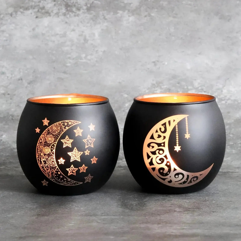 Candle Holder - Decorative Glass Ramadan by House Of Avana