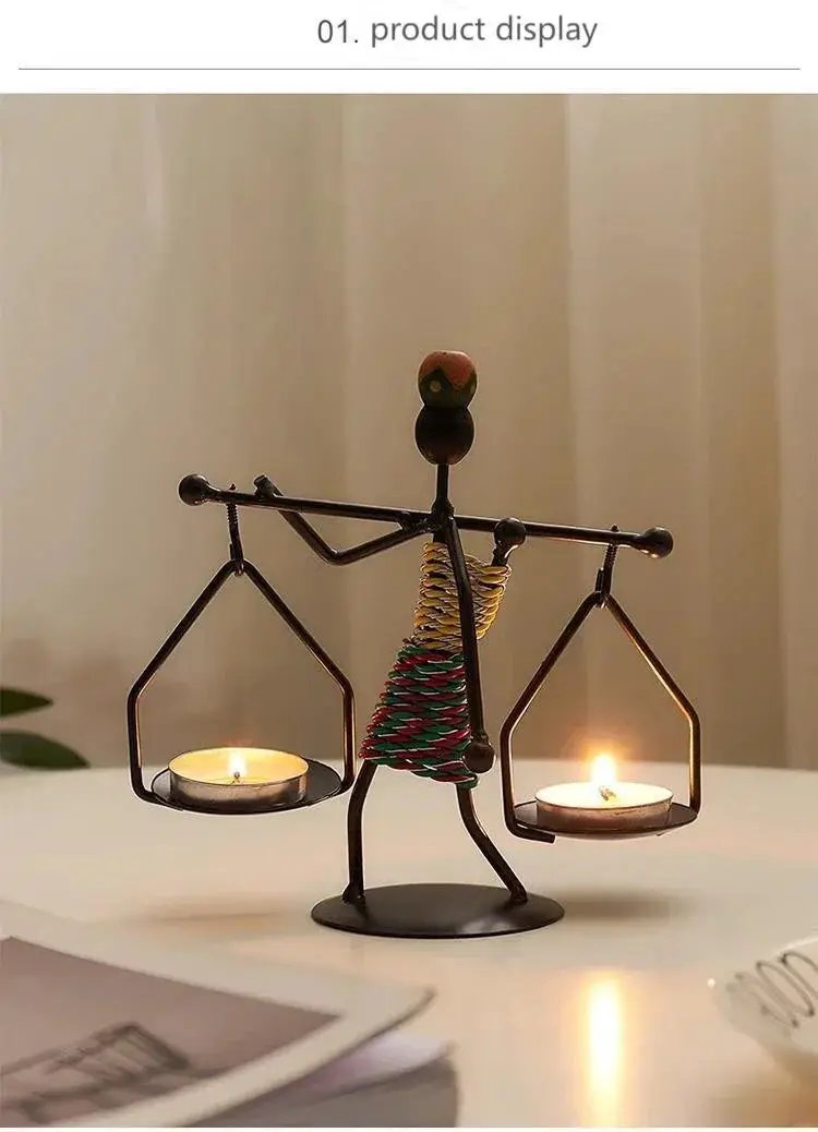 Candle Holder - Vintage Metal by House Of Avana