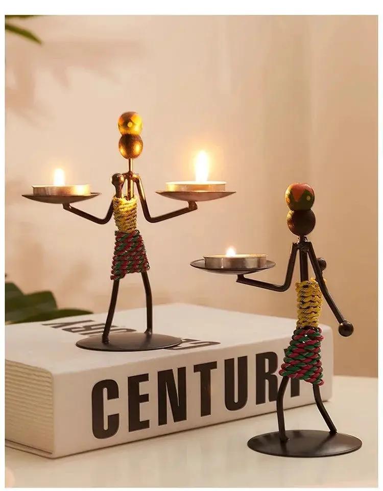 Candle Holder - Vintage Metal by House Of Avana