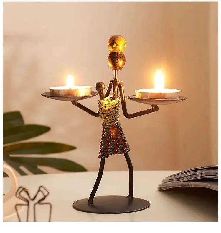 Candle Holder - Vintage Metal by House Of Avana
