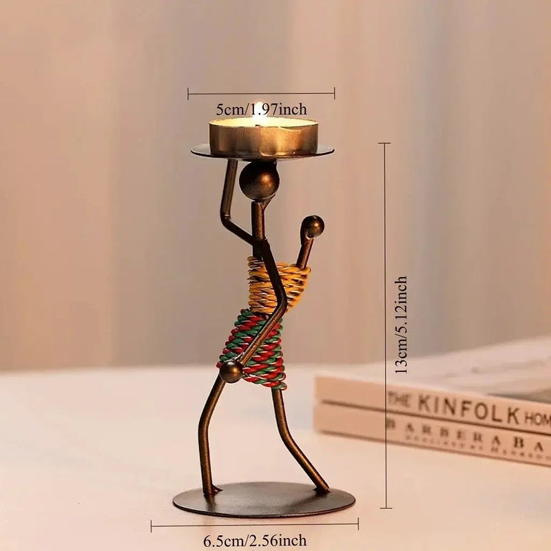 Candle Holder - Vintage Metal by House Of Avana