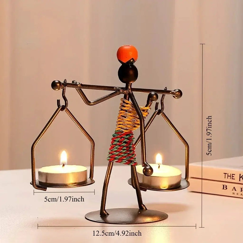 Candle Holder - Vintage Metal by House Of Avana