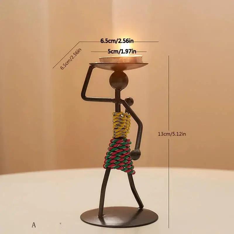 Candle Holder - Vintage Metal by House Of Avana