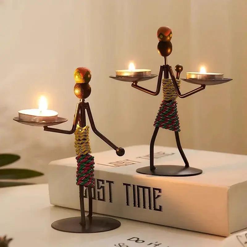 Candle Holder - Vintage Metal by House Of Avana