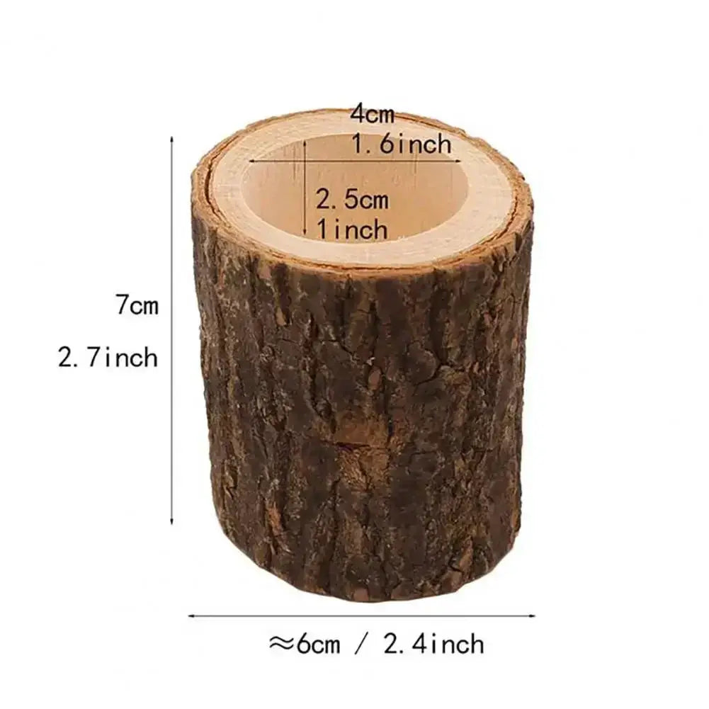 Candle Holder - Wooden Mini by House Of Avana