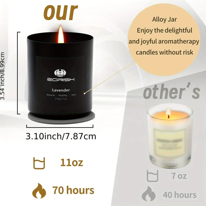 Candle - Layered Crystal Glass 4 Piece by House Of Avana