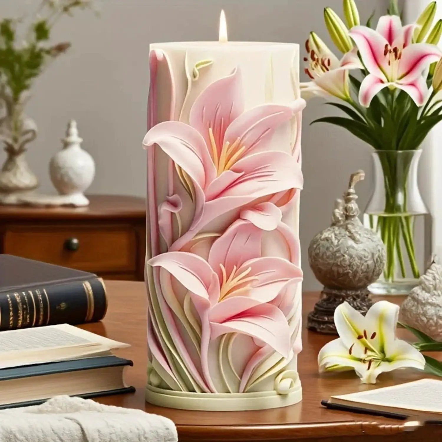 Candle Mold - Tulip White by House Of Avana