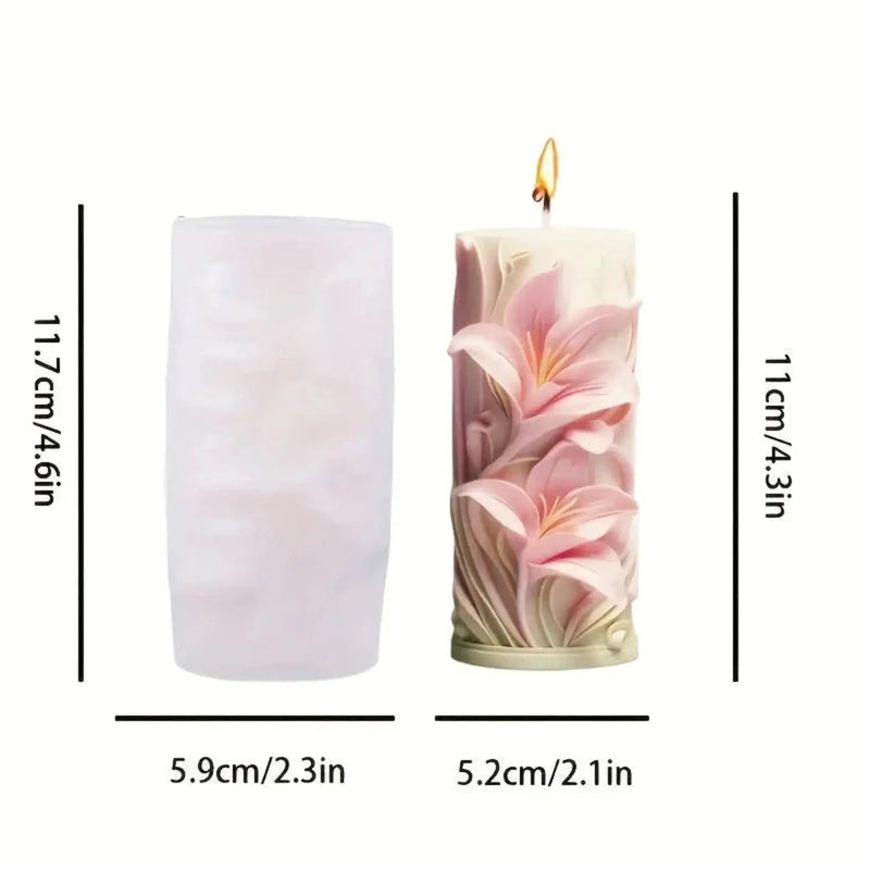 Candle Mold - Tulip White by House Of Avana
