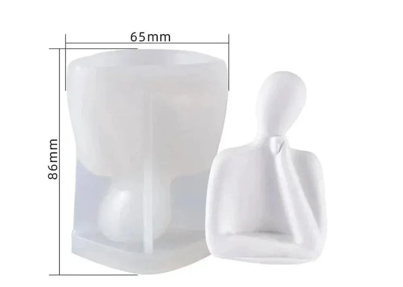 Candle Molds - Abstract Body Silicone by House Of Avana