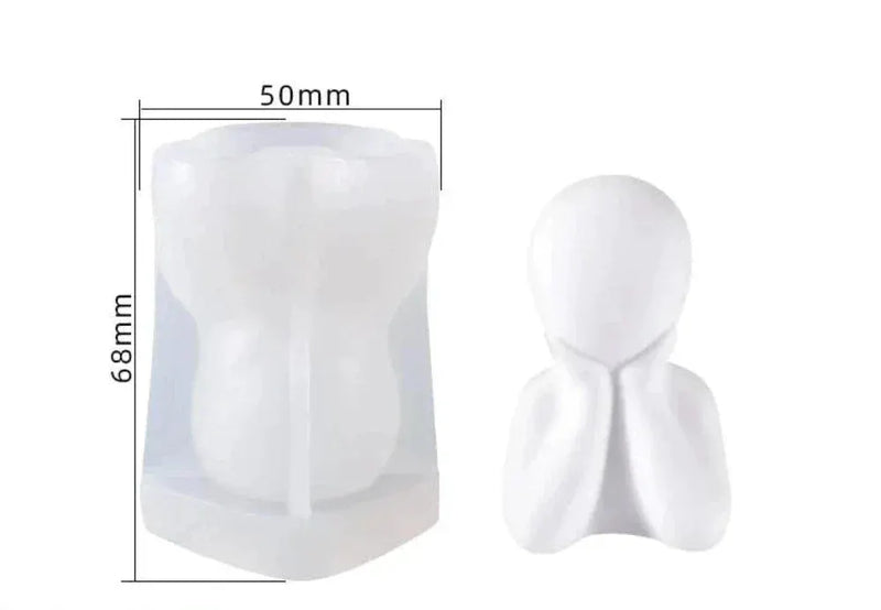 Candle Molds - Abstract Body Silicone by House Of Avana