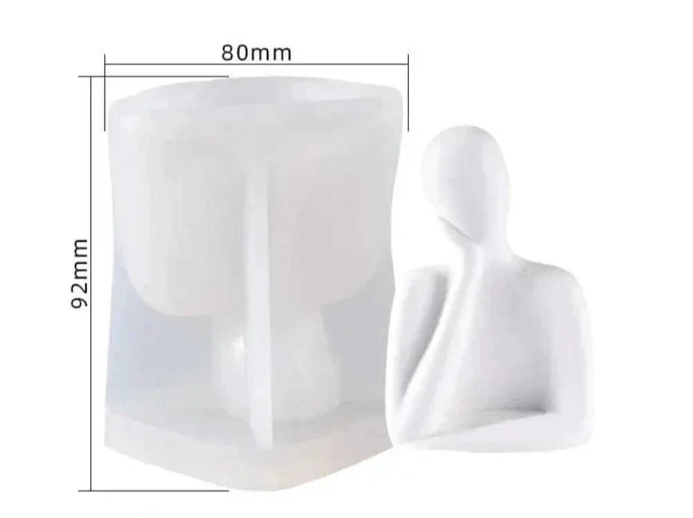 Candle Molds - Abstract Body Silicone by House Of Avana