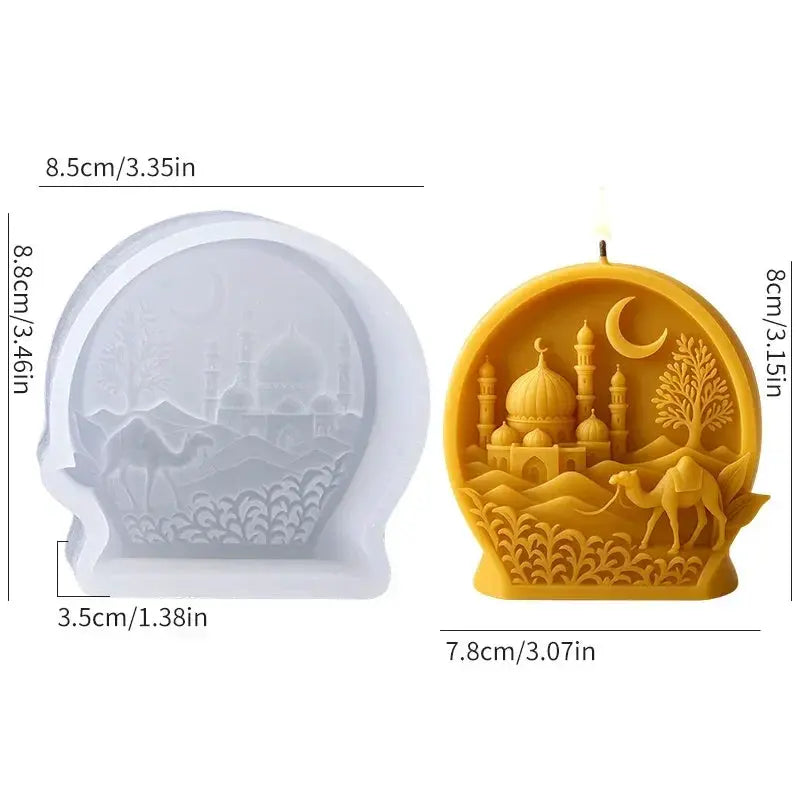 Candle Molds - Ramadan Ceramic by House Of Avana