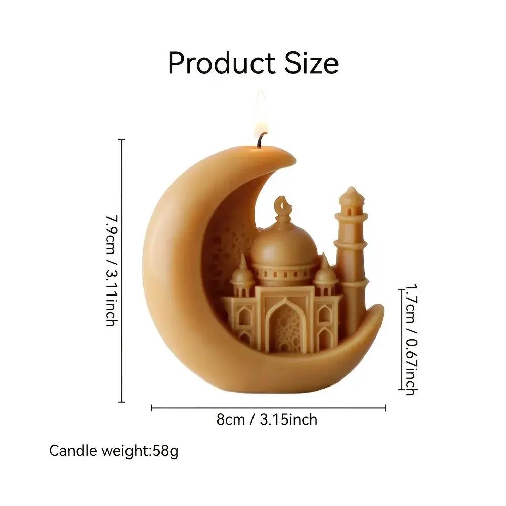 Candle - Scented Ceramic Crescent Moon by House Of Avana