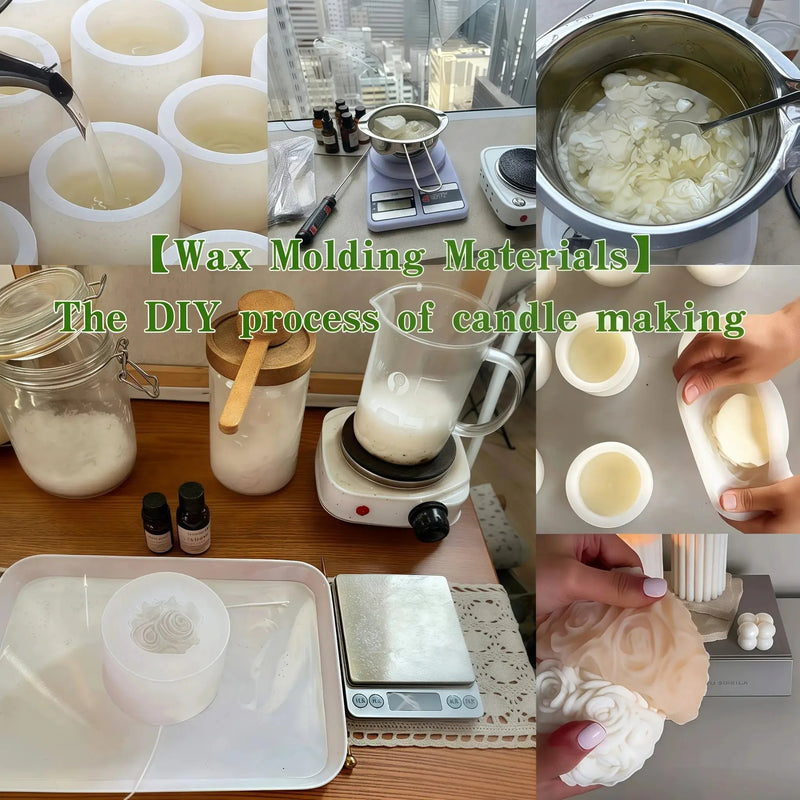 Candle - Scented White Soy Wax 8oz by House Of Avana