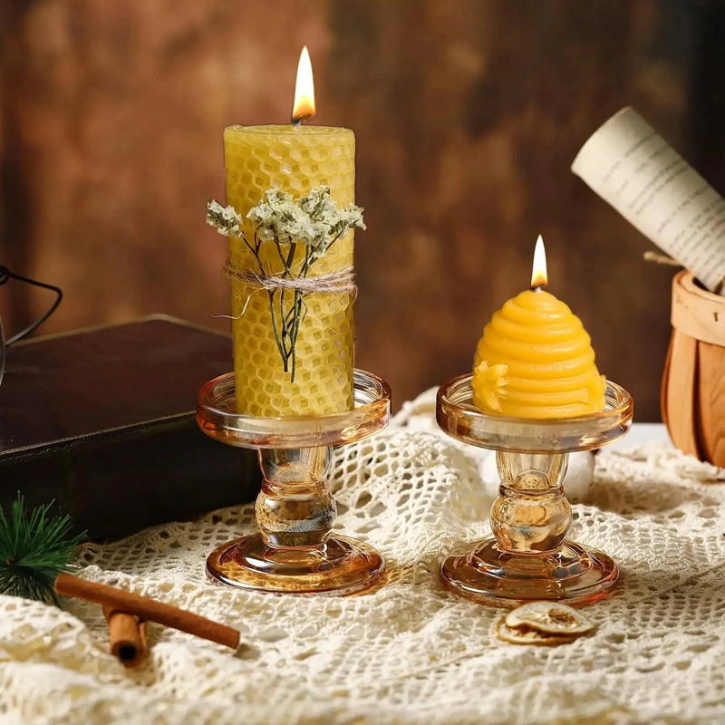 Candle Set - Decorative Beeswax 4pcs by House Of Avana