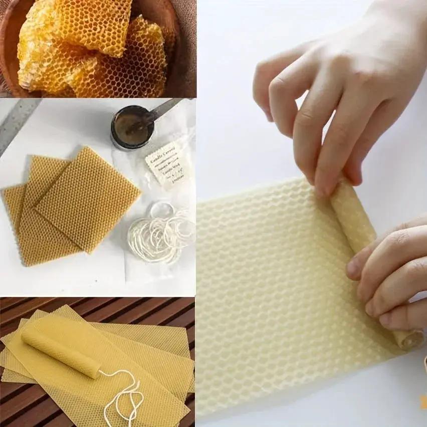 Candle Set - Decorative Beeswax 4pcs by House Of Avana