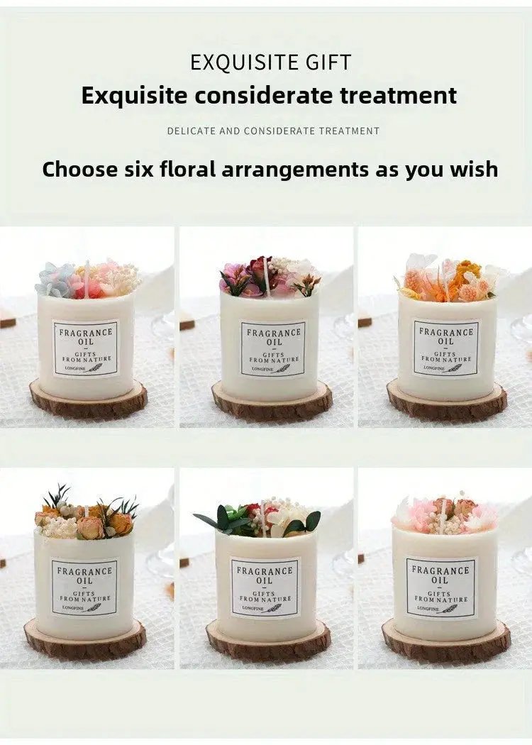 Candles for Home Scented, 8oz Home Fragrance Eternal Flower Scented Candles Gifts Set for Women, Girls, Birthday, Valentine, Anniversary, Wedding Decoration., Best for Christmas by House Of Avana