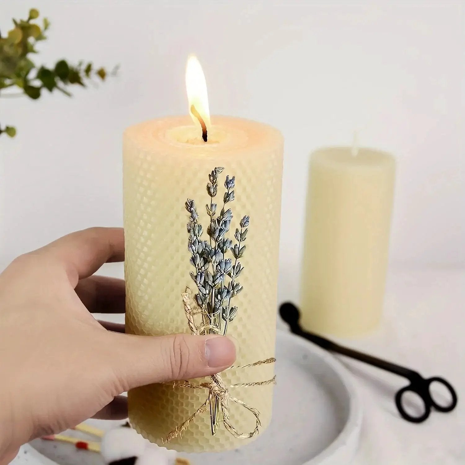 Candles - Lavender Beeswax 3-Pack by House Of Avana