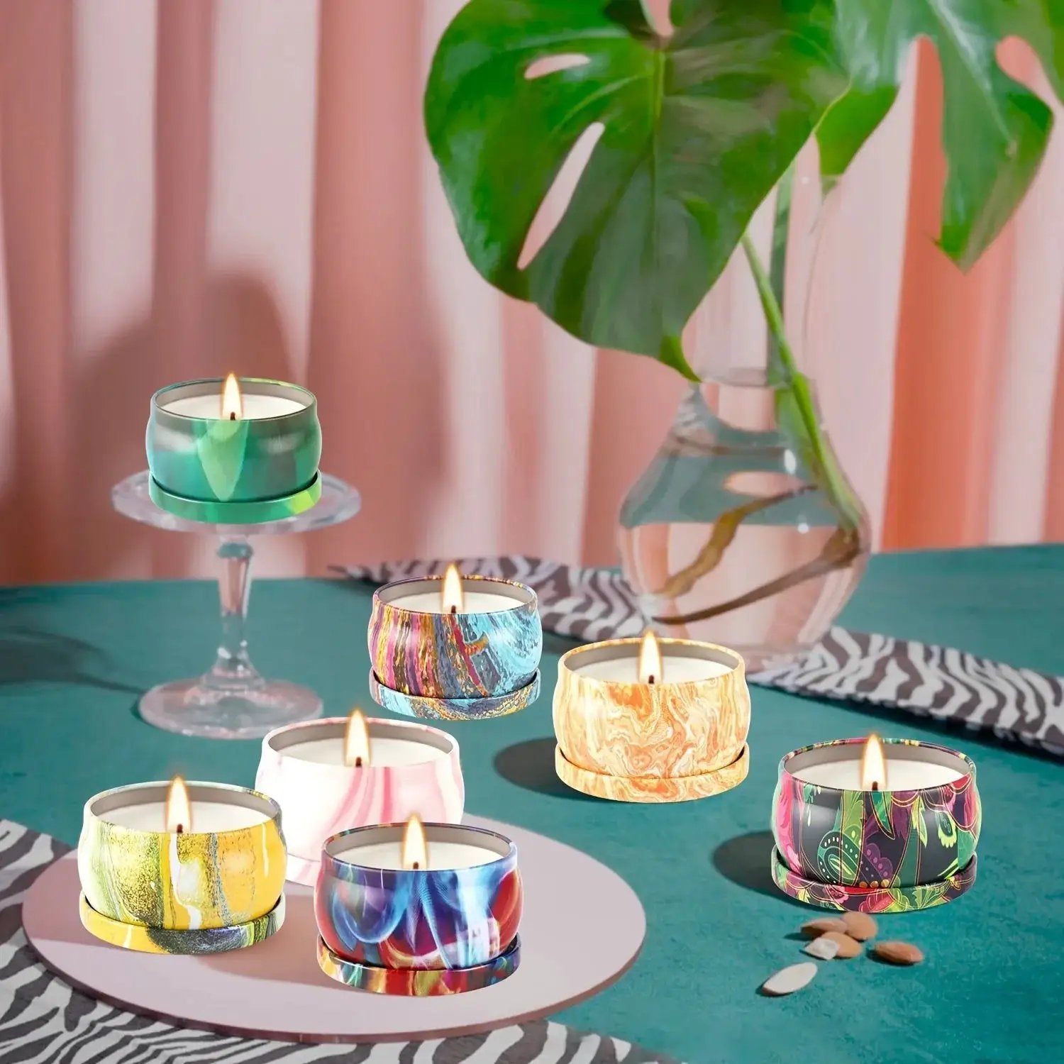 Candles - Smokeless Soy Wax Marble Scented by House Of Avana