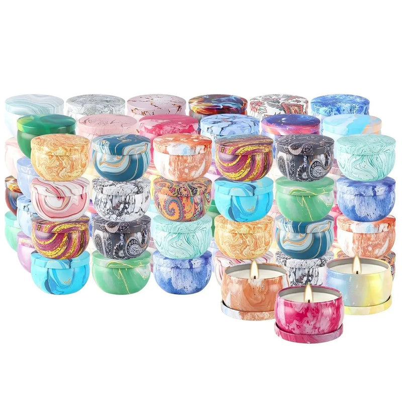 Candles - Smokeless Soy Wax Marble Scented by House Of Avana
