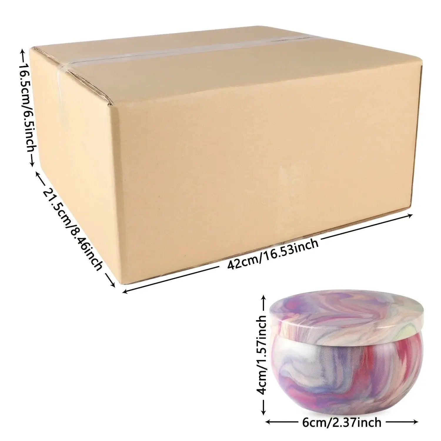Candles - Smokeless Soy Wax Marble Scented by House Of Avana