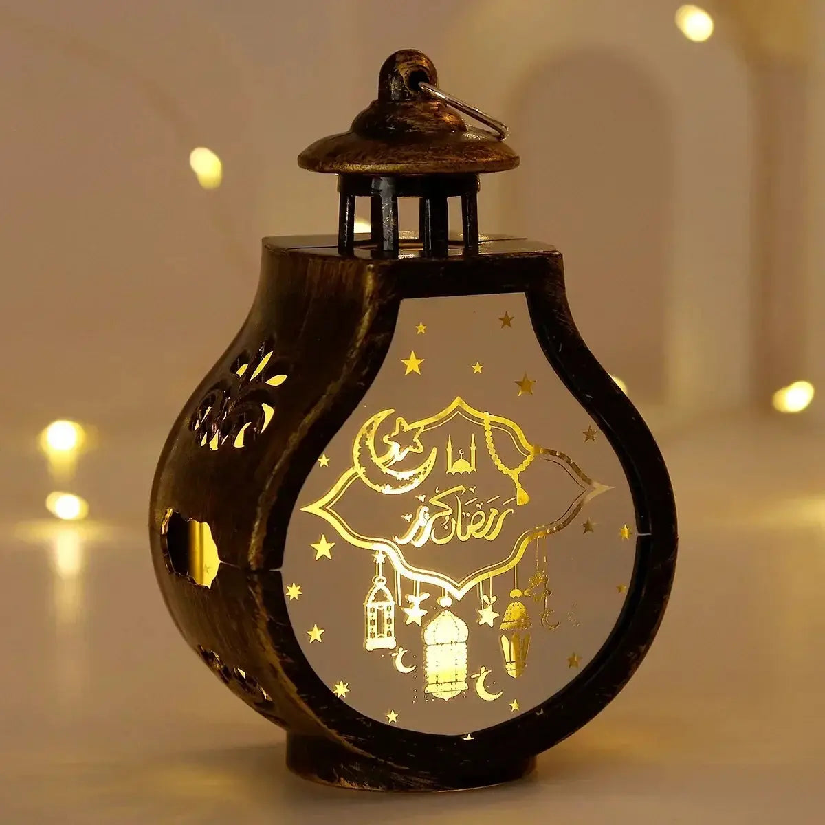Candlestick - LED Star Moon Style White by House Of Avana