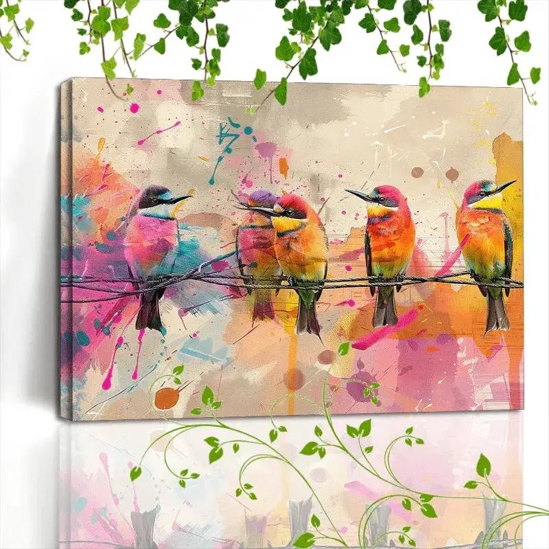 Canvas Painting - Abstract Wooden by House Of Avana