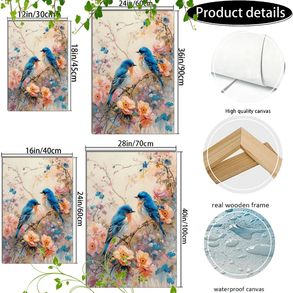 Canvas Painting - Floral Wooden by House Of Avana